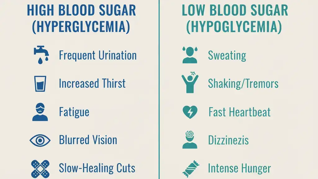 Symptoms of Blood Sugar