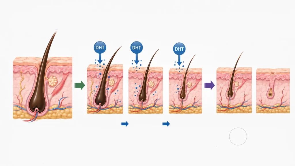 How Does PCOS cause hair loss