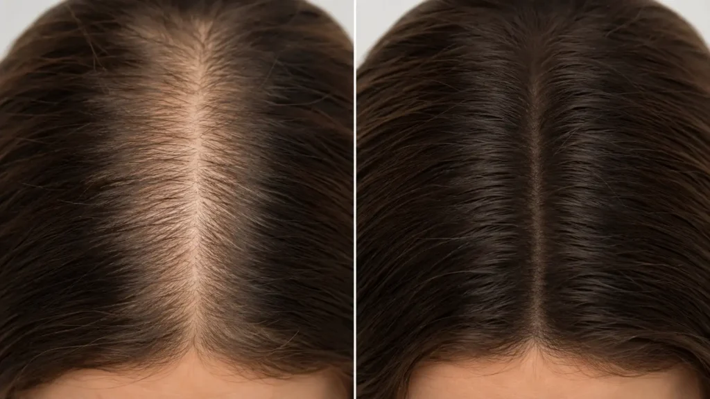 PCOS hair loss reversible