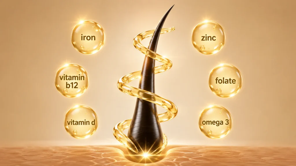 PCOS hair loss supplements