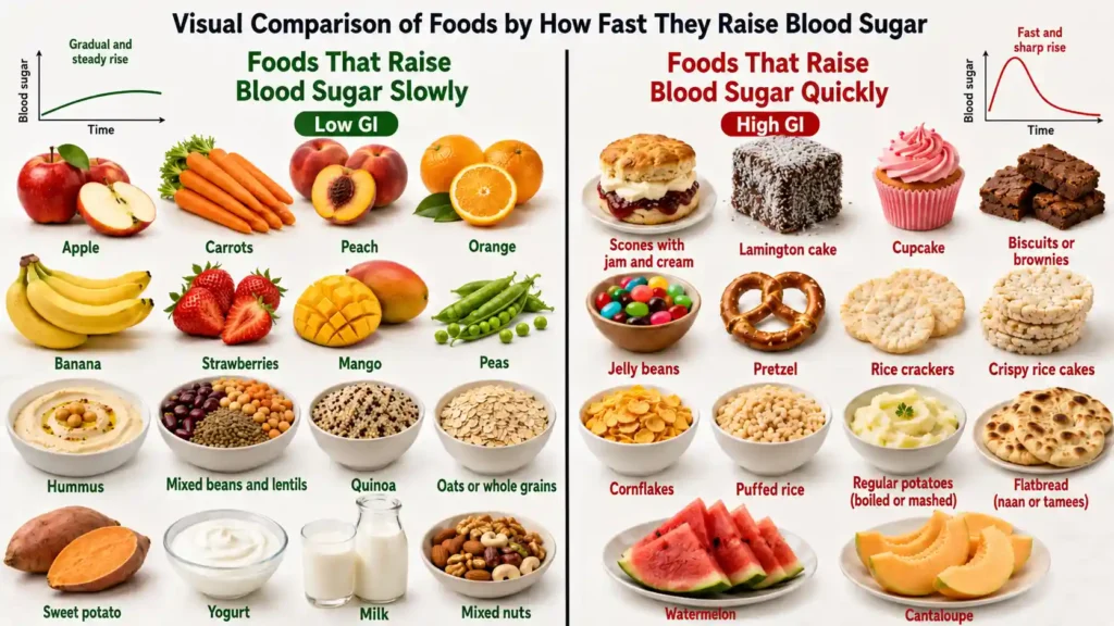 Types of Food That Affect Blood Sugar Level
