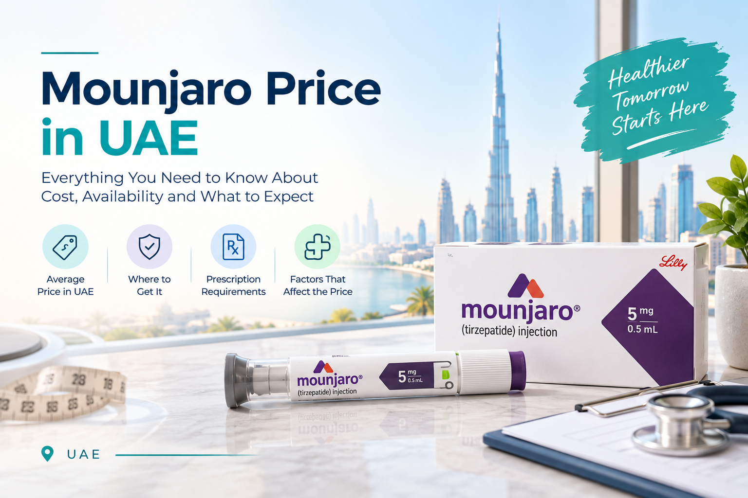 Mounjaro price in UAE: 2026 Pharmacy and Clinic Cost Breakdown
